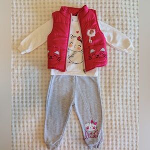 Baby girl set size 18 months